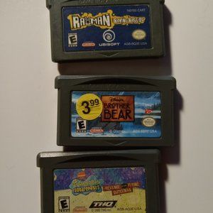3 GAMEBOY Advance Games